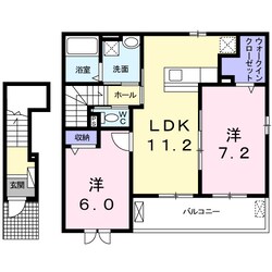 パイン　ヌーボーの物件間取画像